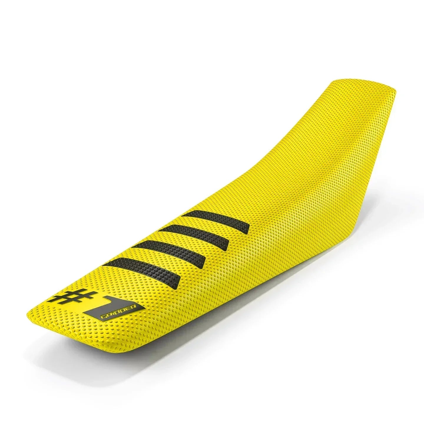 Funda de asiento acanalada - Amarillo/Negro
