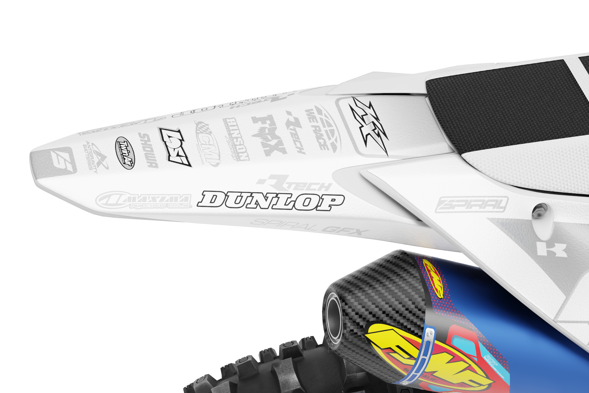 Kawasaki // Beast White (All Bikes)