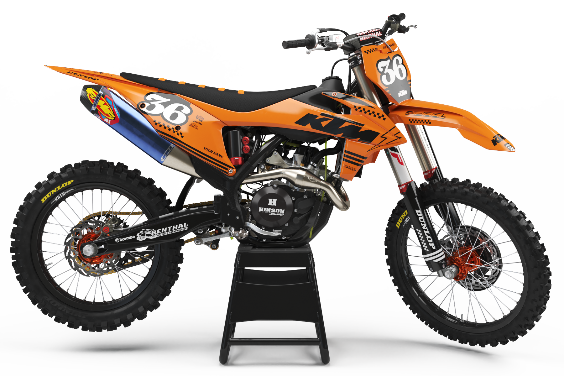 KTM // Naranja retro