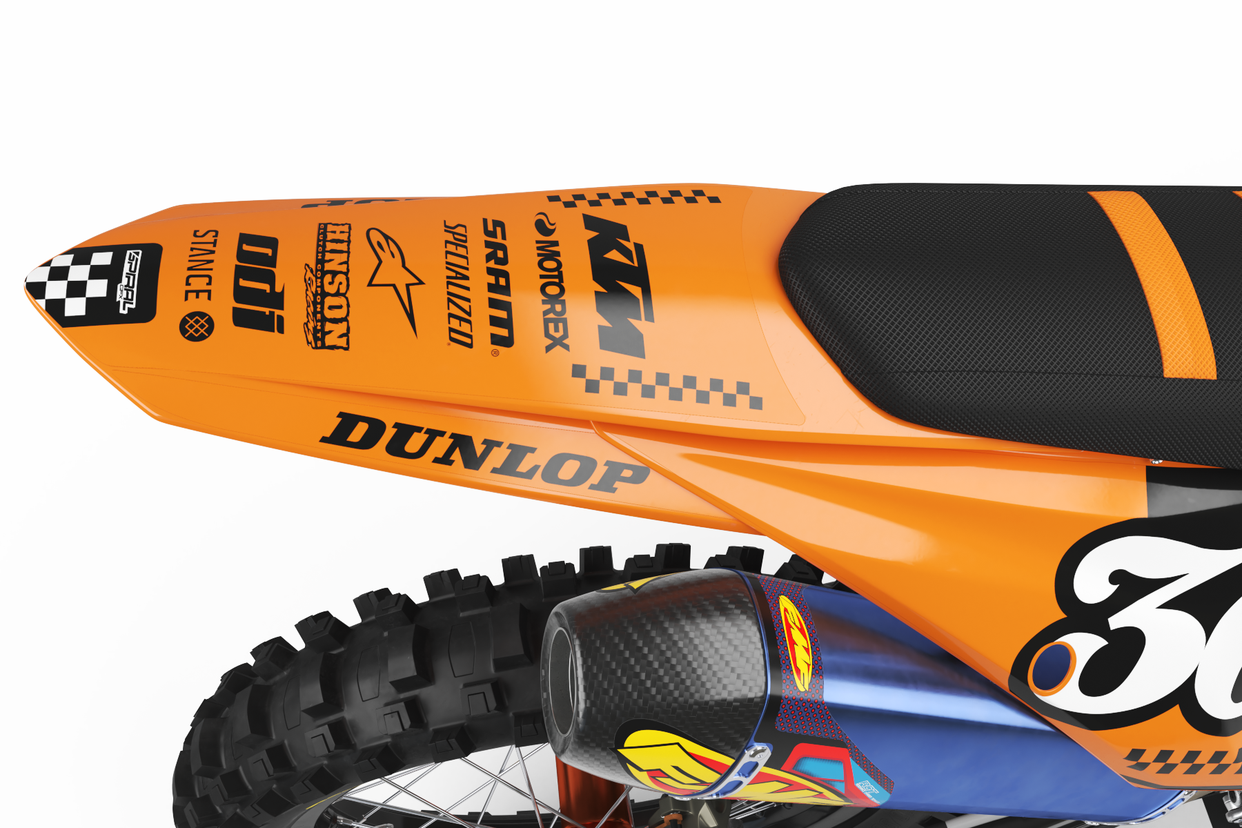 KTM // Naranja retro