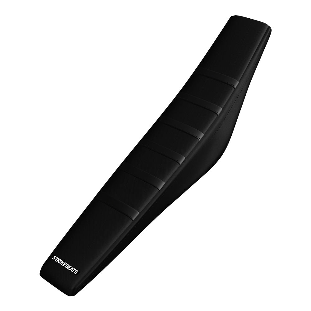 Funda de asiento acanalada con agarre para Honda CRF450R/CRF450RX 21-24/ CRF250R/CRF250RX 22-24 NEGRO/NEGRO/NEGRO 