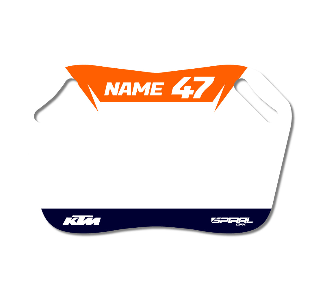 Panneau de protection KTM // Bleu Orange