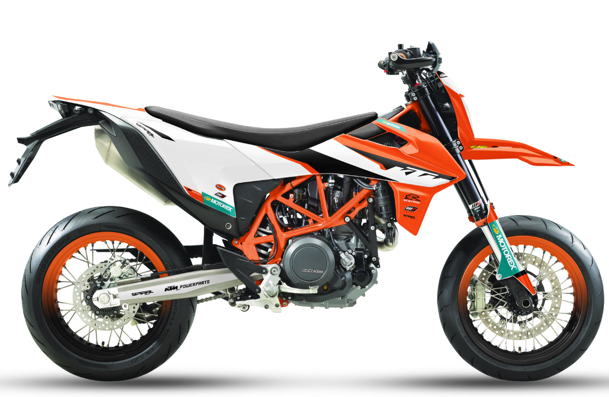 KTM // 690 DUKE // OEM Orange Blanc