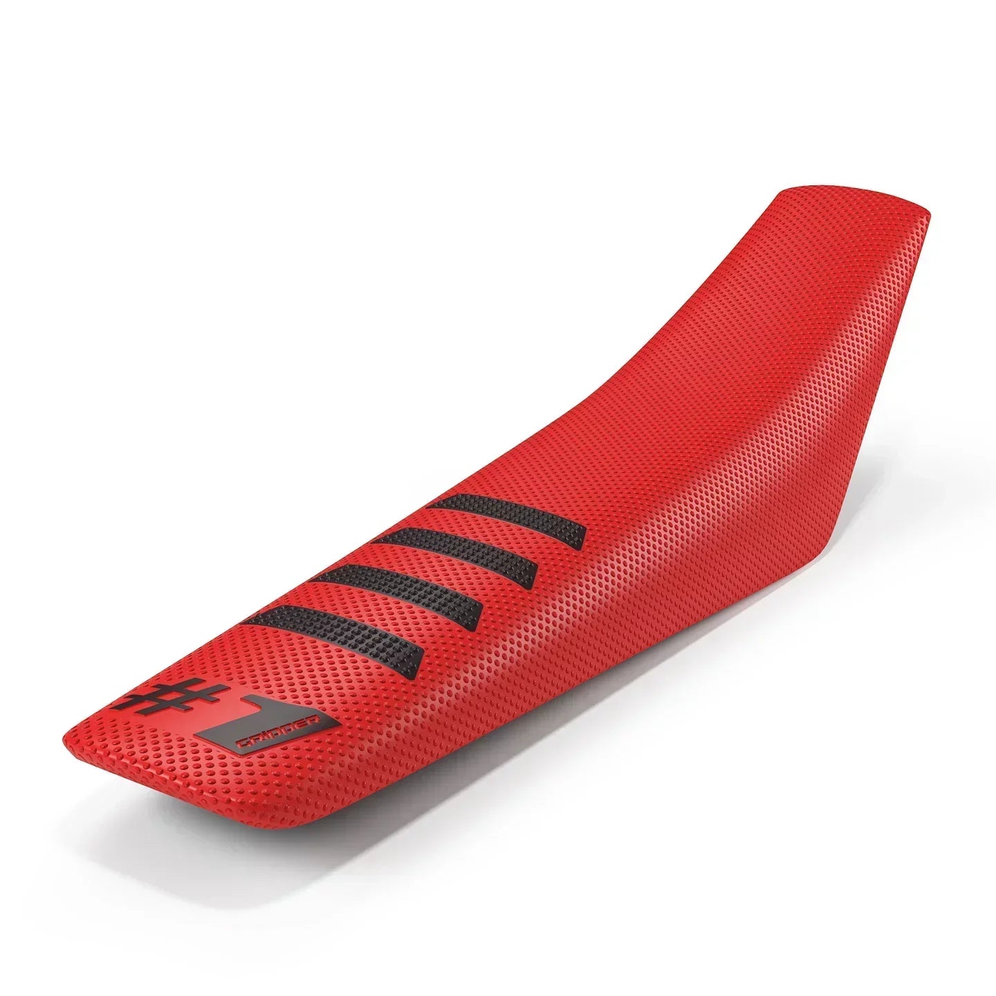1Gripper RIBBED Seat Cover - Red/Black