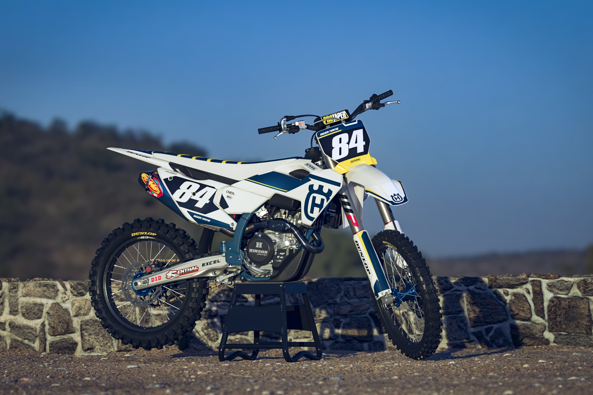 Husqvarna // Covert Blue Yellow (All Bikes)