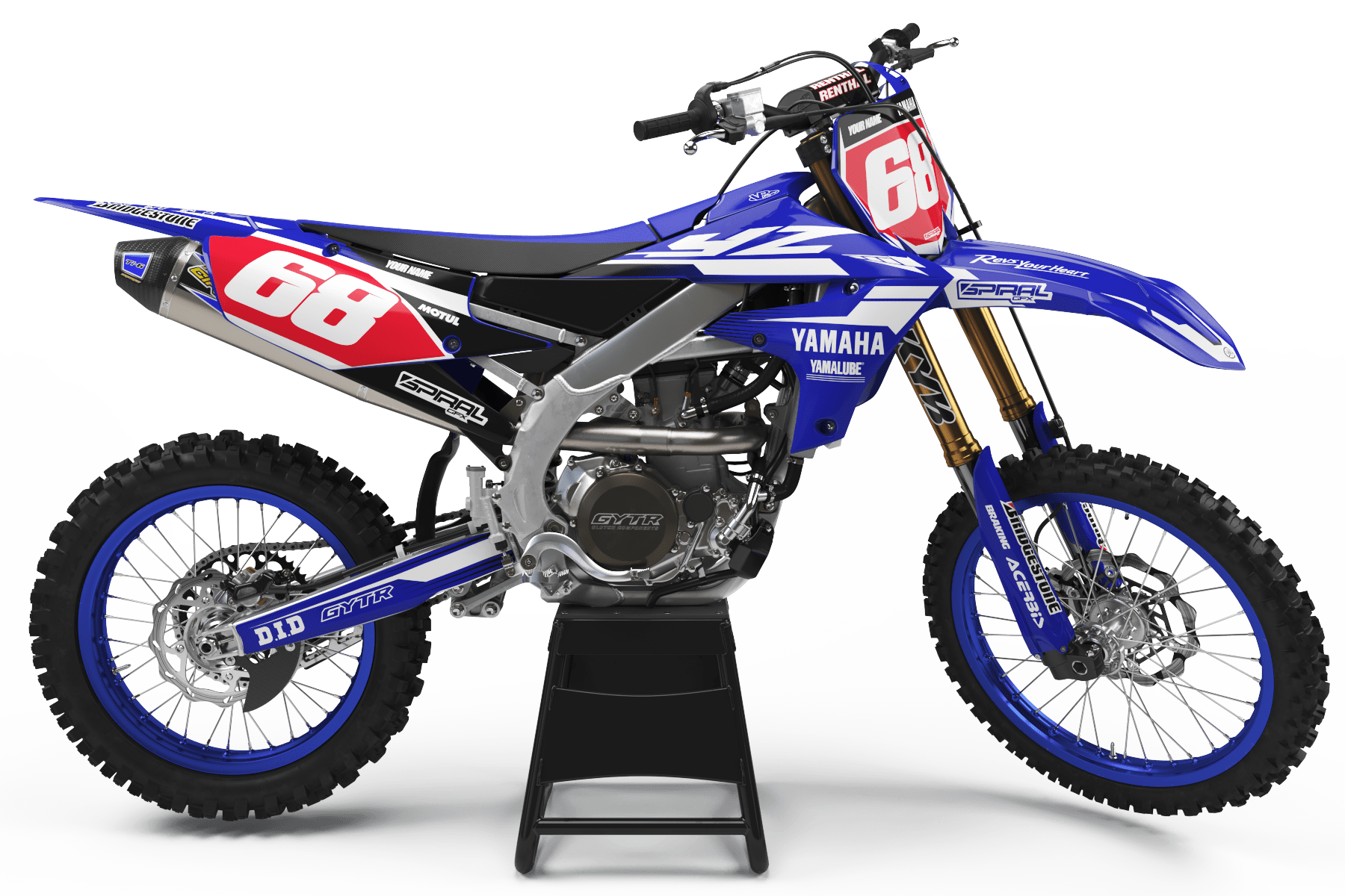 Yamaha // Bleu OEM (Tous les vélos)